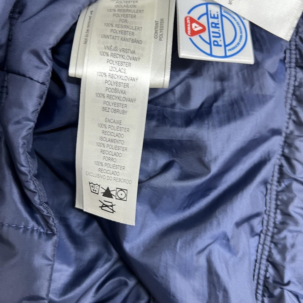 Patagonia Nano Puff Jacket Womens XL Blue Quilted Full Zip Lightweight Insulated - Picture 13 of 15